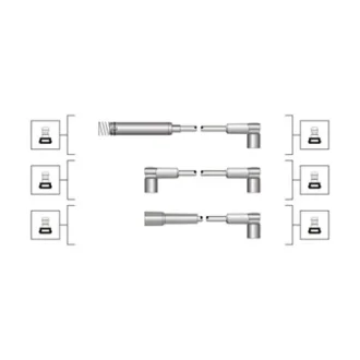 Комплект дротів запалювання (вир-во Magneti Marelli кор.код. MSQ0013) MAGNETI MARELLI 941319170013