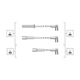Проводи запалювання Daewoo Nexia1.5i 95-97 (к-кт) (MSQ0021) MAGNETI MARELLI 941319170021