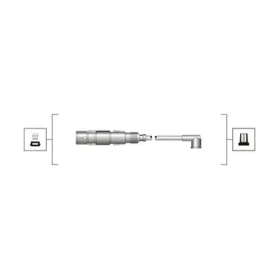 Комплект дротів запалювання (вир-во Magneti Marelli кор.код. MSQ0025) MAGNETI MARELLI 941319170025 (фото 1)