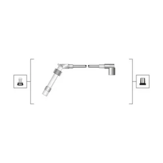 Комплект дротів запалювання OPEL ASTRA F (вир-во Magneti Marelli кор.код. MSQ0035) MAGNETI MARELLI 941319170035