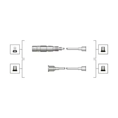 Комплект дротів запалювання (вир-во Magneti Marelli кор.код. MSQ0036) MAGNETI MARELLI 941319170036 (фото 1)