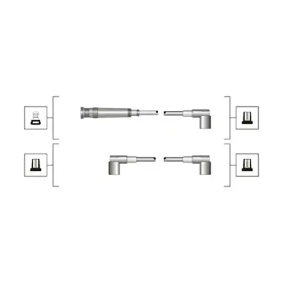 Комплект дротів запалювання (вир-во Magneti Marelli кор.код. MSQ0052) MAGNETI MARELLI 941319170052 (фото 1)