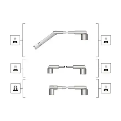 Комплект дротів запалювання (вир-во Magneti Marelli кор.код. MSQ0053) MAGNETI MARELLI 941319170053 (фото 1)