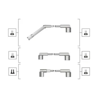 Комплект дротів запалювання (вир-во Magneti Marelli кор.код. MSQ0053) MAGNETI MARELLI 941319170053