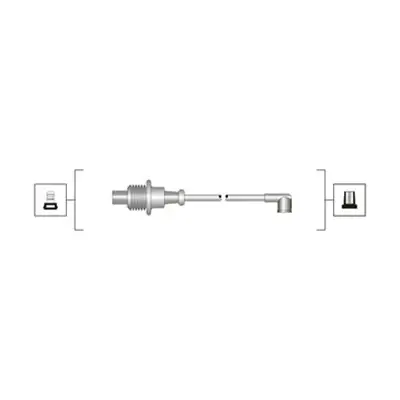 Проводи запалювання Citroen Berlingo/Jumper/Peugeot Boxer/Partner 1.8/2.0 96-02 (к-кт) (MSQ0063) MAGNETI MARELLI 941319170063 (фото 1)