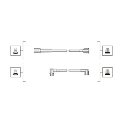 Комплект дротів запалювання (вир-во Magneti Marelli кор.код. MSQ0067) MAGNETI MARELLI 941319170067 (фото 1)