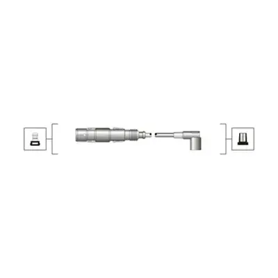 Комплект дротів запалювання (вир-во Magneti Marelli кор.код. MSQ0111) MAGNETI MARELLI 941319170111 (фото 1)