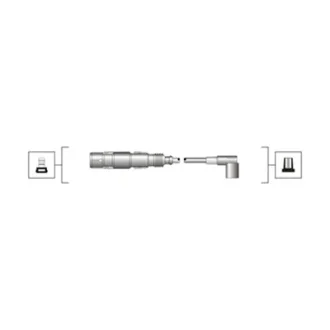 Комплект дротів запалювання (вир-во Magneti Marelli кор.код. MSQ0111) MAGNETI MARELLI 941319170111