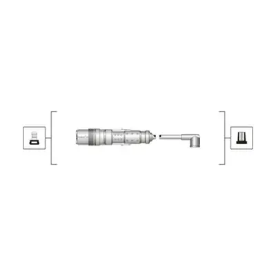 Комплект проводов зажигания (вир-во Magneti Marelli кор.код. MSQ0119) MAGNETI MARELLI 941319170119 (фото 1)