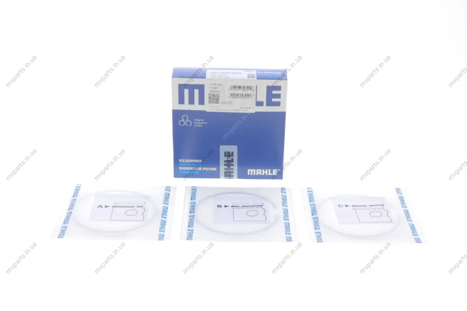 Кільця поршневі MB Sprinter OM602/208 2.9TDI (89.50mm/+0.5) (2.5-2-3) MAHLE 002 24 N2 MAHLE / KNECHT 002-24-N2 (фото 1)