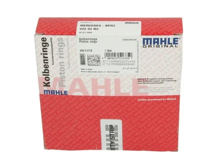 Кільця поршневі MB OM601-606 (87.00mm/STD) (2.5-2-3) MAHLE 002 93 N0 MAHLE / KNECHT 002-93-N0