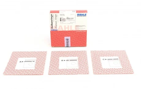 Кільця поршневі MB Sprinter OM642 (83.50mm/+0.5) (2-2-2) MAHLE 005 23 N2 MAHLE / KNECHT 005-23-N2