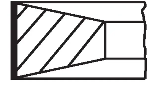 Кільця поршневі Fiat Ducato 1.9TD 89-02 (82.60mm/STD) (3-2-3) MAHLE 009 25 N0 MAHLE / KNECHT 009-25-N0 (фото 1)