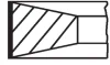 Кільця поршневі Fiat Ducato 1.9TD 89-02 (82.60mm/STD) (3-2-3) MAHLE 009 25 N0 MAHLE / KNECHT 009-25-N0 (фото 1)