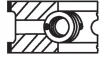 Кільця поршневі Fiat Punto/Bravo 1.2i 93-09 (70.80mm/STD) (1.19-1.2-2.5) MAHLE 009 70 N0 MAHLE / KNECHT 009-70-N0 (фото 3)