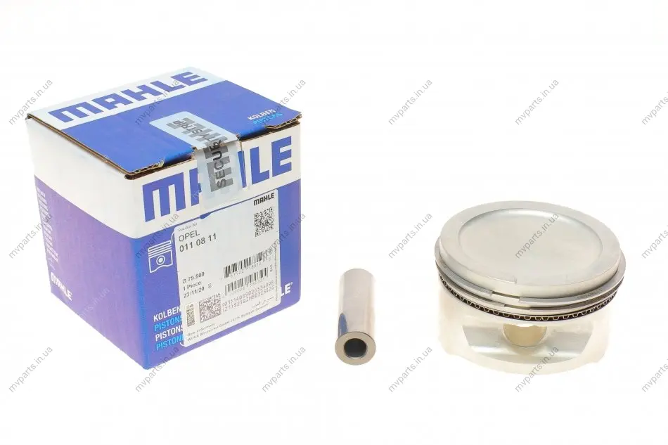 Поршень Opel Astra/Kadett 1.6i 86-05 (79.50mm/+0.5) MAHLE 011 08 11 MAHLE / KNECHT 011-08-11 (фото 1)