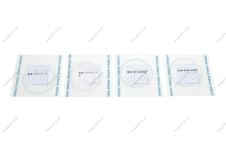 Кільця поршневі Opel Astra F/G 1.6i 91-00 (80.00mm/+1.0) (1.2-1.5-3) MAHLE 011 08 N2 MAHLE / KNECHT 011-08-N2 (фото 1)