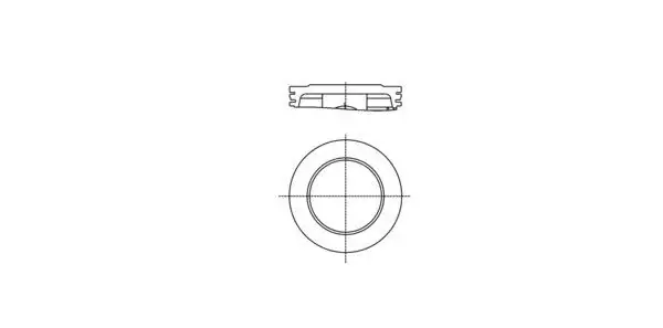 Поршень Ford Fiesta/Focus 1.4 98-12 (76.00mm/STD) MAHLE 013 PI 00138 000 MAHLE / KNECHT 013-PI-00138-000 (фото 1)
