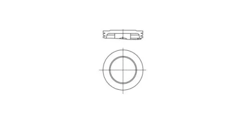 Поршень Ford Fiesta/Focus 1.4 98-12 (76.00mm/STD) MAHLE 013 PI 00138 000 MAHLE / KNECHT 013-PI-00138-000