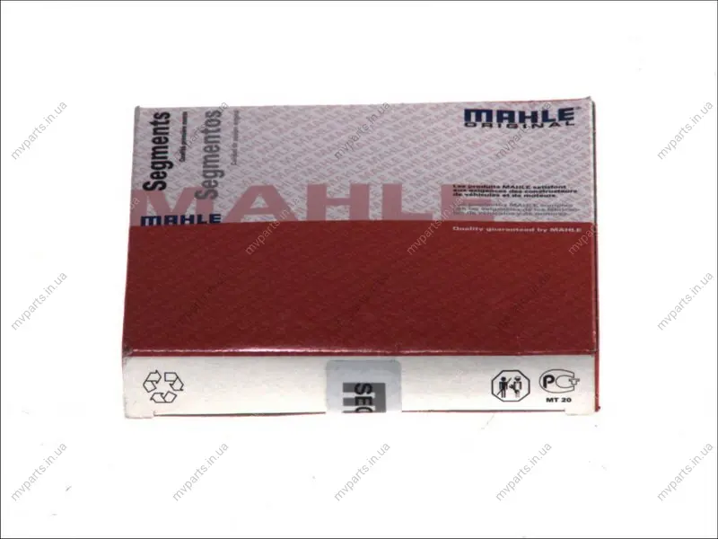 Кільця поршневі Ford Focus 1.4i 98-12 (76.00mm/STD) (1.2-1.5-2.5) MAHLE 015 03 N0 MAHLE / KNECHT 015-03-N0 (фото 1)