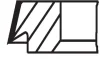 Кільця поршневі Ford Connect 1.8TDCI 02- (83.00mm/+0.5) (1.75-2-2) MAHLE 016 02 N2 MAHLE / KNECHT 016-02-N2 (фото 1)