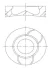 Поршень Renault Clio III/Megane III/Fluence/Twingo II/Nissan Juke/Note 1.5 dCi 08- (76.50mm/+0.50) MAHLE 021 PI 00123 002 MAHLE / KNECHT 021-PI-00123-002 (фото 1)