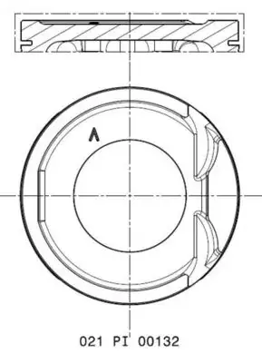 Поршень Renault Megane II-III/Scenic II-III 1.6 02- (79.5mm/STD) MAHLE 021 PI 00132 000 MAHLE / KNECHT 021-PI-00132-000 (фото 1)