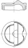 Поршень VW Golf V/Passat 1.6 FSI 03-08 (76.51mm/STD) MAHLE 028 04 00 MAHLE / KNECHT 028-04-00 (фото 1)