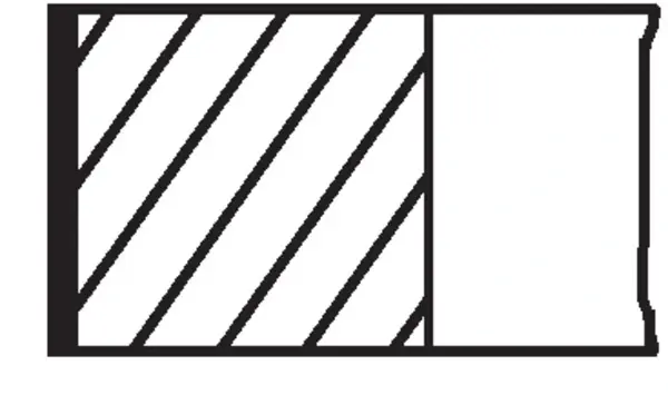 Кільця поршневі VW T4 1.9TD/2.4D 90-03 (79.51mm/STD) (1.75-2-3) MAHLE 030 20 V0 MAHLE / KNECHT 030-20-V0 (фото 1)