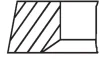 Кільця поршневі VW T4 1.9TD/2.4D 90-03 (79.51mm/STD) (1.75-2-3) MAHLE 030 20 V0 MAHLE / KNECHT 030-20-V0 (фото 2)