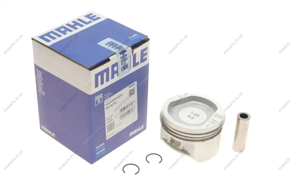 Поршень VW Golf III/Caddy II 1.6 95-00 (77.01mm/+0.50) MAHLE 030 42 02 MAHLE / KNECHT 030-42-02 (фото 1)