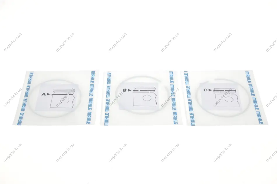 Кільця поршневі VW 1.6 04- ALZ/AHL/BGU/BSE/BFQ (81.51mm/+0.51) (1-1.2-2) MAHLE 030 77 N1 MAHLE / KNECHT 030-77-N1 (фото 1)