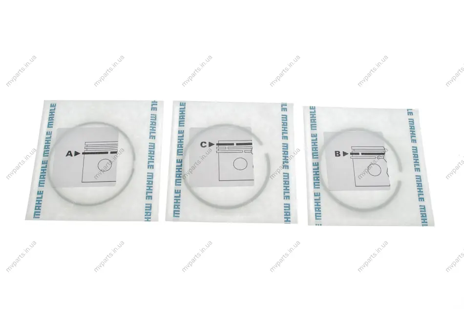 Кільця поршневі VW Passat 1.8 96-05 (81.51mm/+0.5) (1.5-1.75-2) MAHLE 033 16 N2 MAHLE / KNECHT 033-16-N2 (фото 1)