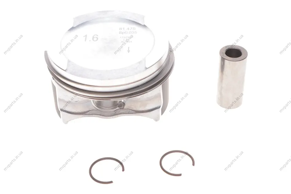 Поршень Audi A3/A4/VW Passat/Caddy 1.6i 94- (81.51mm/+0.5) MAHLE 033 20 01 MAHLE / KNECHT 033-20-01 (фото 1)