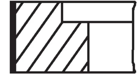 Кільця поршневі VW Caddy/Passat/Golf 1.6/1.8/2.2i 83-99 (81.51mm/+0.5) (1.5-1.75-3) MAHLE 034 74 N2 MAHLE / KNECHT 034-74-N2
