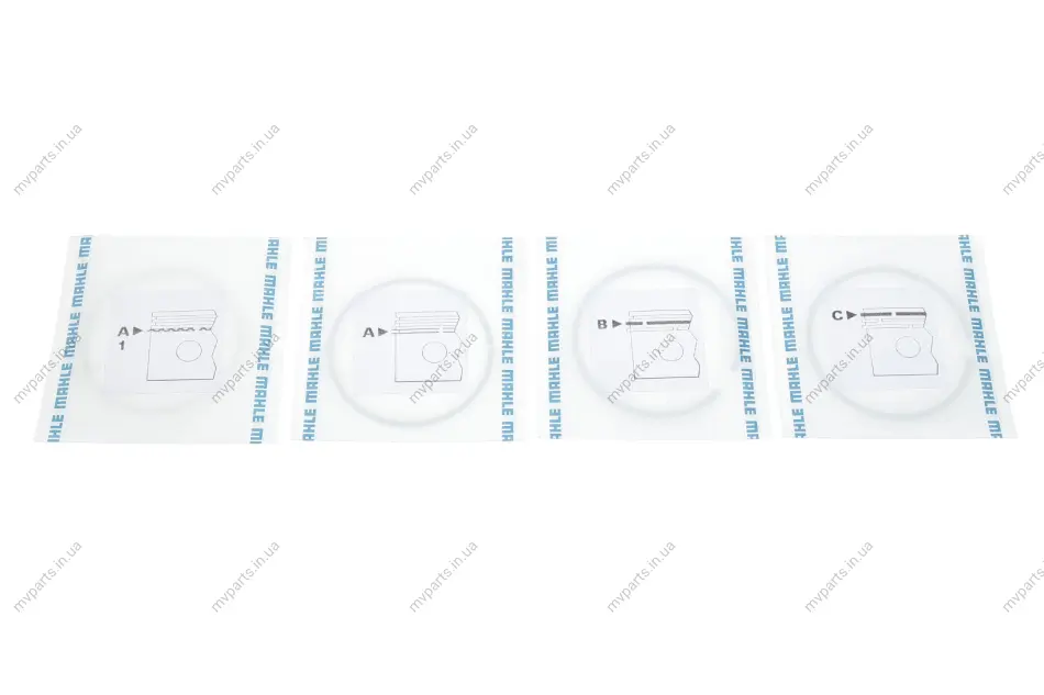 Кільця поршневі Peugeot 306/406/Citroen Jumper/Fiat Ducato 2.0 94-02 (86.00mm/STD) (1.5-1.75-3) MAHLE 039 91 N0 MAHLE / KNECHT 039-91-N0 (фото 1)