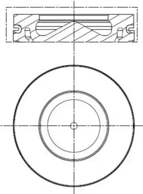 Поршень BMW 3 (E90/F30/F80)/5 (E60/F10)/X5 (F15/F85) 2.0D (N47) 04-18 (84.00mm/STD) MAHLE 081 PI 00113 000 MAHLE / KNECHT 081-PI-00113-000 (фото 1)