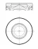 Поршень BMW 5 (F10/G30/F90/F11) 2.0 d (B47 D20 A) 13- (STD) MAHLE 081 PI 00119 000 MAHLE / KNECHT 081-PI-00119-000 (фото 1)