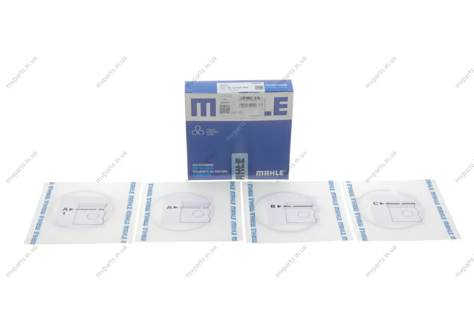 Кільця поршневі BMW 1 (F20/F21)/3 (F30/F80) 1.4-2.0i (N13) (77.00mm/STD) (1.2-1.5-2) MAHLE 081 RS 00104 0N0 MAHLE / KNECHT 081-RS-00104-0N0 (фото 1)