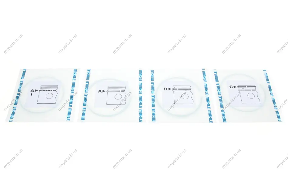 Кільця поршневі BMW 1/2/3/4/5/6/7/X3/X4/X5/X6 3.0i (N54/N55) 06- (84.00mm/STD) (1.2-1.5-2.0) MAHLE 081 RS 00111 0N0 MAHLE / KNECHT 081-RS-00111-0N0 (фото 1)