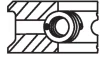 Кільця поршневі BMW 5 (E39/E60) 2.2i (M54) (80.00mm/STD) (1.2-1.5-2) MAHLE 083 26 N0 MAHLE / KNECHT 083-26-N0 (фото 3)