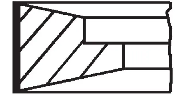 Кільця поршневі VW LT 2.8TDI 96-116kw (93.00mm/STD) (2.5-2-3) MAHLE 151 10 N0 MAHLE / KNECHT 151-10-N0 (фото 1)