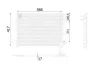 Радіатор кондиціонера VW CC/Passat 1.4-3.6 07-16 (417x568x17) MAHLE AC 734 000S MAHLE / KNECHT AC-734-000S (фото 1)