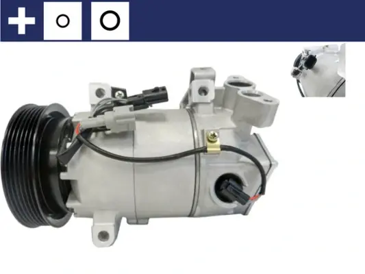 Компресор кондиціонера Renault Captur/Clio IV 1.5 dCi 12- MAHLE ACP 606 000S MAHLE / KNECHT ACP-606-000S (фото 1)