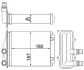 Радіатор пічки Opel Vivaro/ Renault Trafic 01- MAHLE AH 246 000S MAHLE / KNECHT AH-246-000S (фото 1)