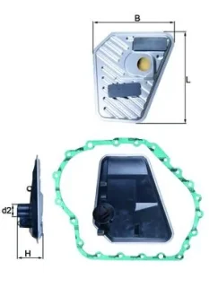 Фільтр АКПП Audi A4/A6 1.8T/1.9-4.2 97-05 KNECHT HX 168D MAHLE / KNECHT HX-168D