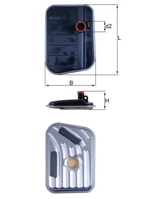 Фільтр АКПП Ford C-Max/Focus/Galaxy 1.5-2.0 06- KNECHT HX 273 MAHLE / KNECHT HX-273 (фото 1)