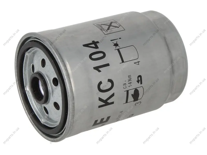 Фільтр паливний Volvo S60/S80/V70/XC70/XC90 2.4D 01-10 KNECHT KC 104 MAHLE / KNECHT KC-104 (фото 1)