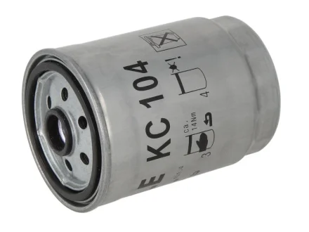 Фільтр паливний Volvo S60/S80/V70/XC70/XC90 2.4D 01-10 KNECHT KC 104 MAHLE / KNECHT KC-104
