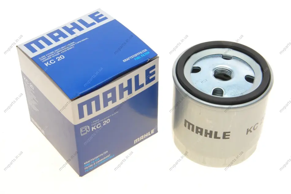 Фільтр паливний Ford A0306-A0706/A0309-A0709 73-/Iveco Bus LE 320/LE360 16- MAHLE KC 20 MAHLE / KNECHT KC-20 (фото 1)